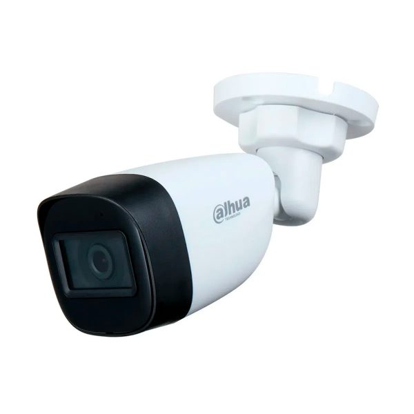 Cámara Bullet 2MP HDCVI 2.8mm 20M c/Mic Dahua DH-HAC-HFW1200CN-A-0280B-S5